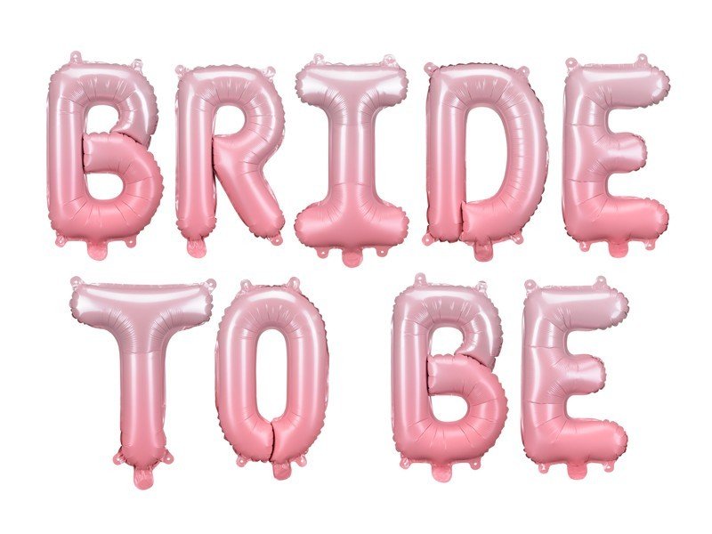 Фолиев Надпис "Bride to Be", 350х45 см, Розов - Party Design