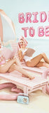 Фолиев Надпис "Bride to Be", 350х45 см, Розов - Party Design