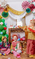 Парти Завеса на Звезди, Златно, 100x245см - Party Design