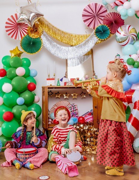 Парти Завеса на Звезди, Златно, 100x245см - Party Design