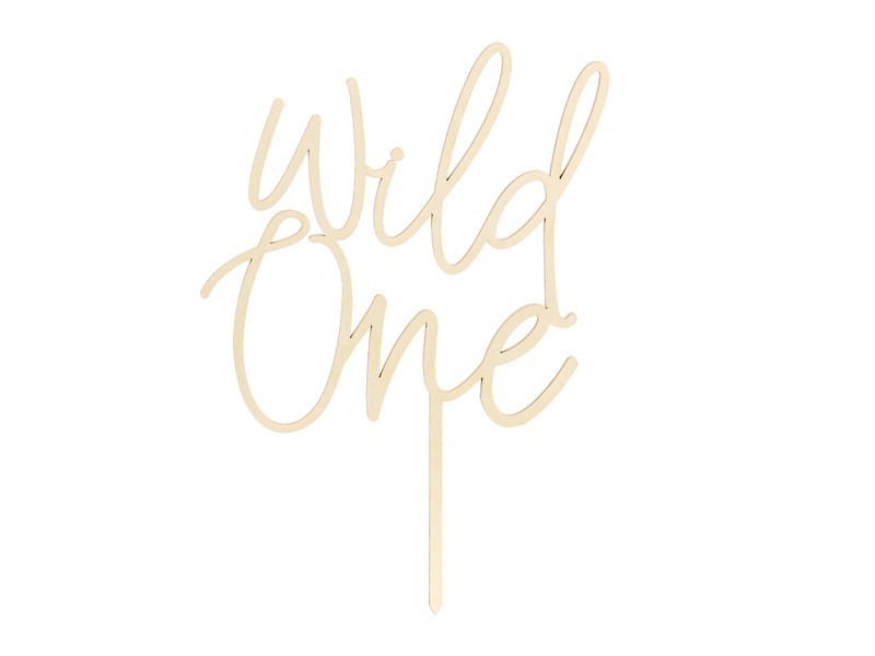 Топер за Торта "Wild One"