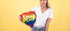 Фолиев Балон с Надпис ''Love is Love!'' - Party Design