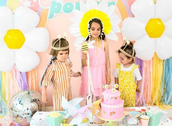 Свещички за Рожден Ден - Дъги и Маргаритки - Party Design