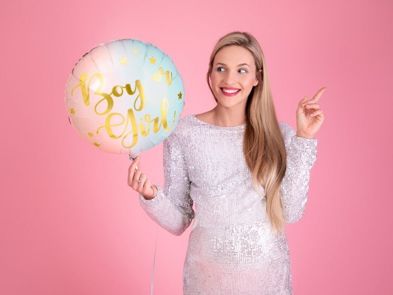 Фолиев Балон "Boy or Girl?'', 35см - Party Design