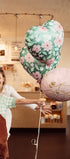 Фолиев Балон, Сърце на Цветя, 45см - Party Design