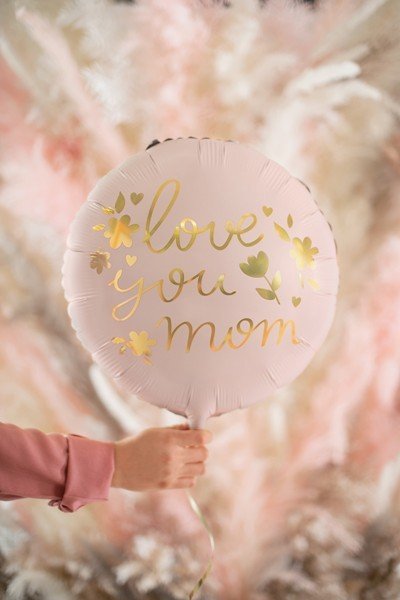 Фолиев Балон, ''Love you Mom'' ,45см - Party Design