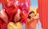 Фолиев Балон, Сърце, Злато, 75x64,5см - Party Design