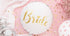 Фолиев Балон ''Bride'', Бял , 45см - Party Design