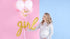 Фолиев Балон Надпис ''Girl'', Злато, 77x70см - Party Design