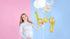 Фолиев Балон Надпис ''Boy'', Злато, 77x70см - Party Design