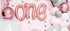 Фолиев Надпис "One", Розово Злато, 66х37 - Party Design