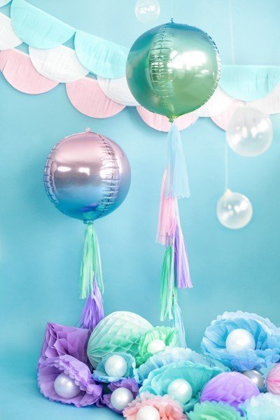 Гирлянд с Ресни - Тема Русалка - Party Design