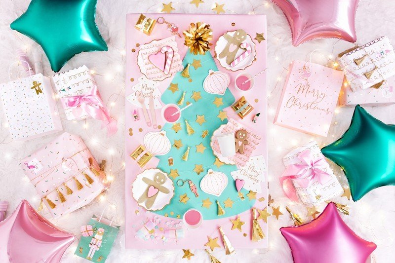 Опаковъчна Хартия Mix, 70x200cm - (1 пакет / 2 бр.) - Party Design