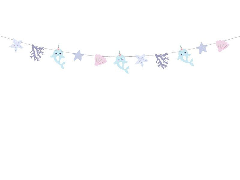Гирлянд - Бебе Нарвал - Party Design