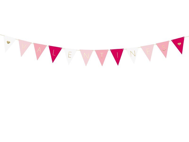 Гирлянд с Надпис - "Valentines'' - Party Design