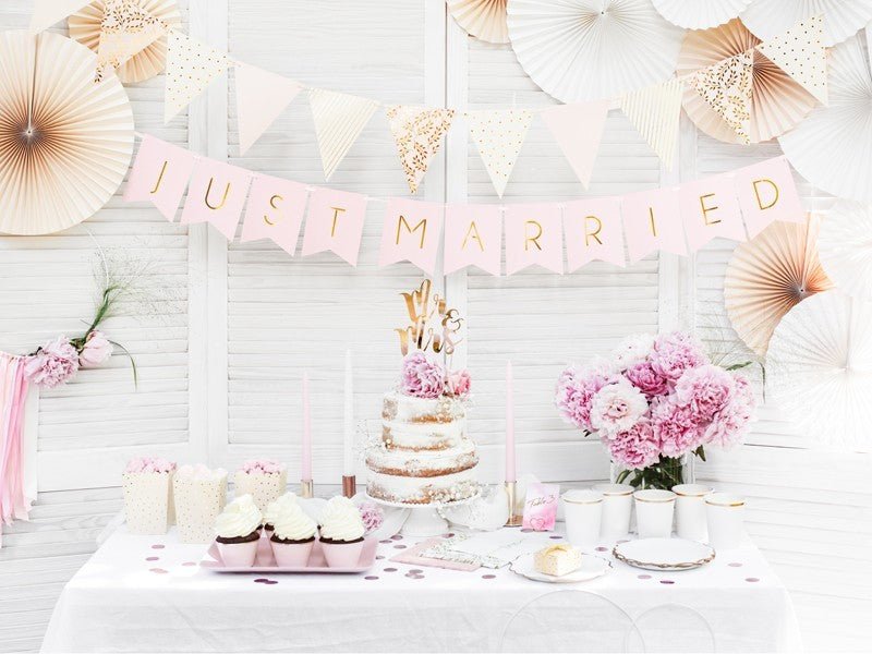 Кошници за Кексчета, Бледо Розови - (1 пакет / 6 бр.) - Party Design
