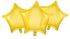 Фолиев Балон Звезда, Жълта 48см - Party Design