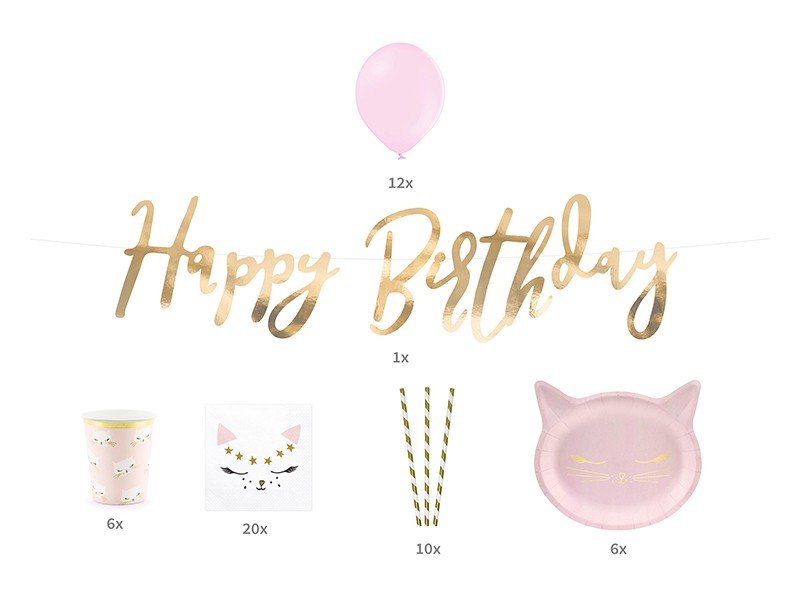 Комплект Парти Декорация - Коте - Party Design