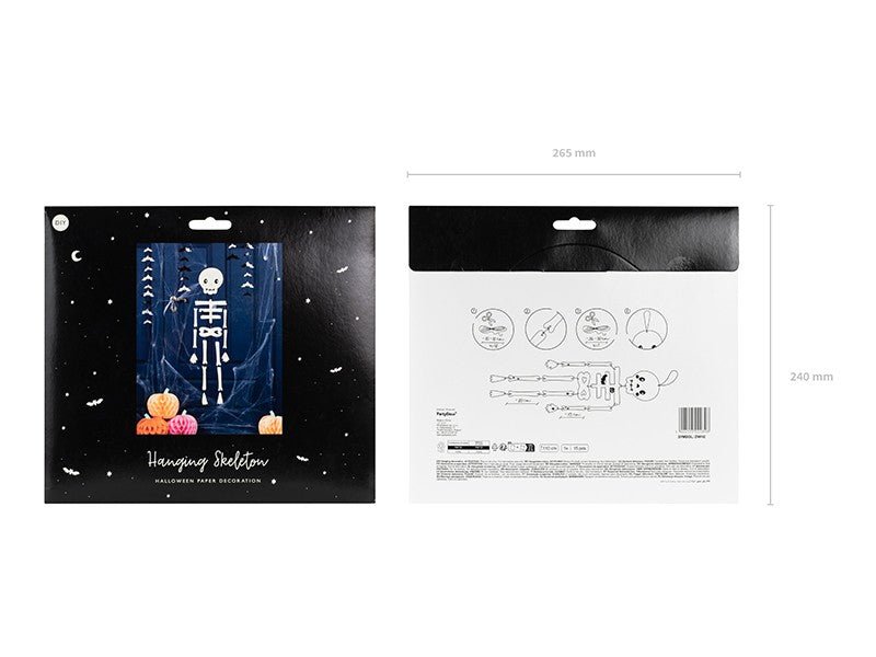 Висящата декорация "Скелет" - Party Design