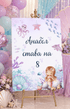 Персонализирана табела за рожден ден с русалка - Party Design