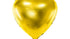 Фолиев балон сърце, златист, 61 см - PartyDesign