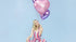 Фолиев балон сърце, светлорозов, 61 см - PartyDesign