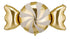 Фолиев балон бонбон, бежов и златист, 113 × 54 см - PartyDesign