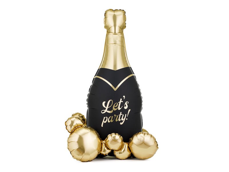 Стоящ фолиев балон бутилка Let's Party, 79 × 114 см - PartyDesign