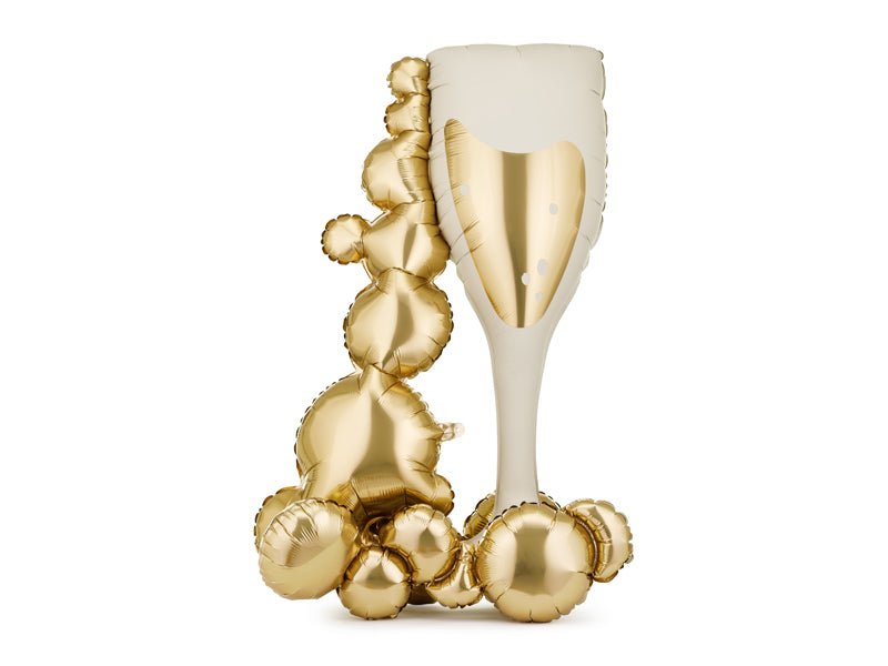 Стоящ фолиев балон чаша с мехурчета, 69 × 105,5 см - PartyDesign