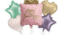 Комплект фолиеви балони подарък Happy Birthday, 5 броя - PartyDesign