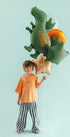 Комплект фолиеви балони динозавър Happy Birthday, 5 броя - PartyDesign