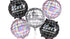 Комплект фолиеви балони диско Let's Celebrate, 5 броя - PartyDesign