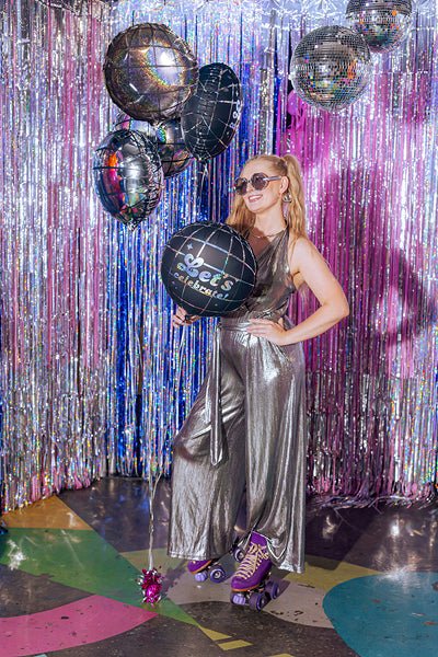 Комплект фолиеви балони диско Let's Celebrate, 5 броя - PartyDesign