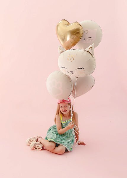 Комплект фолиеви балони котенце, 5 броя - PartyDesign