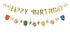 Банери Хари Потър – Happy Birthday и гербове, 2 броя - PartyDesign