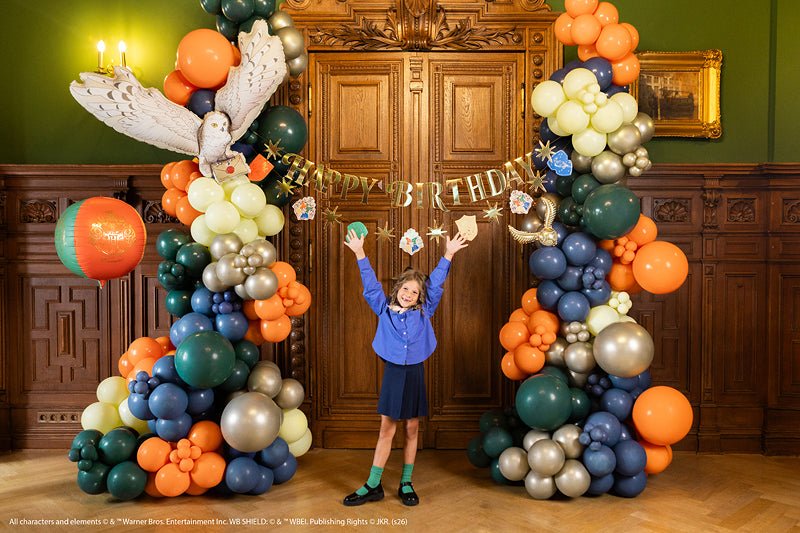 Банери Хари Потър – Happy Birthday и гербове, 2 броя - PartyDesign