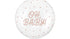 Прозрачен Bubble балон Oh Baby с бежови точки, 60 см - PartyDesign