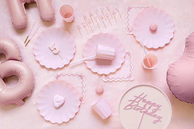 Поставка за торта, светлорозова, Ø 24 см - PartyDesign