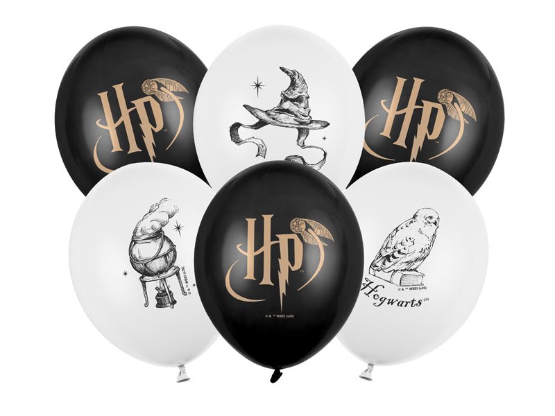 Латексови балони Хари Потър, 30 см, 6 броя - PartyDesign