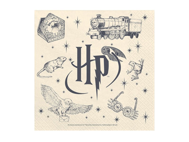 Салфетки Хари Потър, 33 × 33 см, 20 броя - PartyDesign