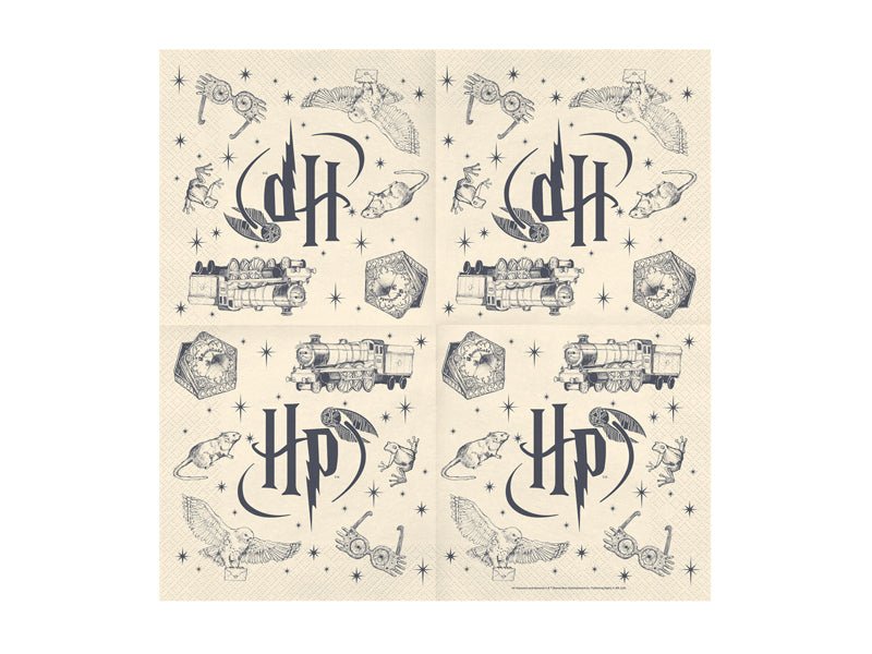 Салфетки Хари Потър, 33 × 33 см, 20 броя - PartyDesign