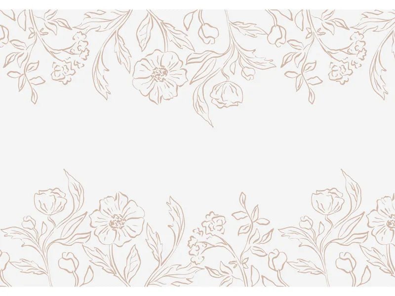 Нетъкан Тишлайфер с Флорален Десен 40 x 500 cm - Party Design