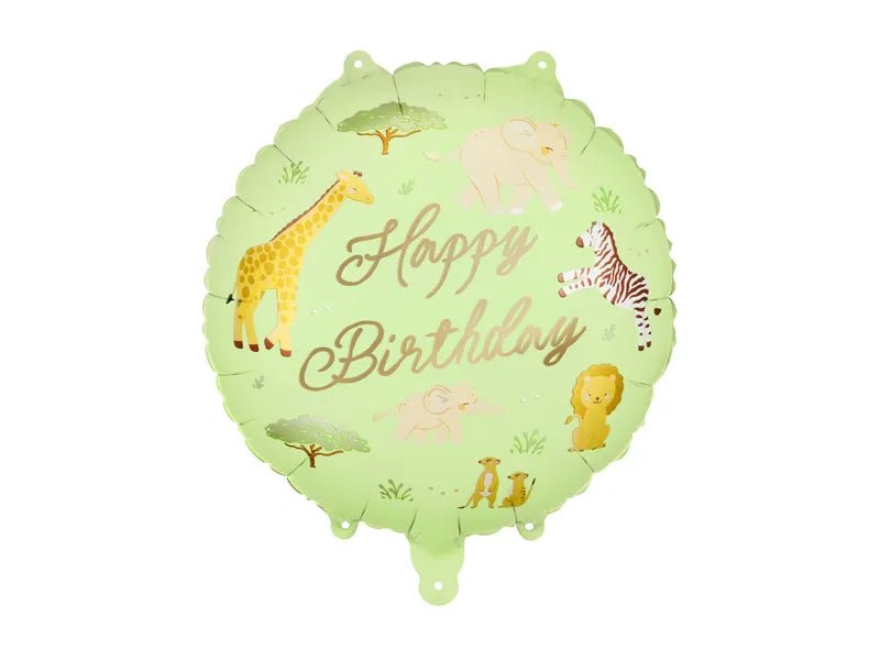 Фолиен балон Happy Birthday Safari - Party Design
