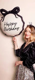 Фолиев Балон Happy Birthday с Панделка - Party Design