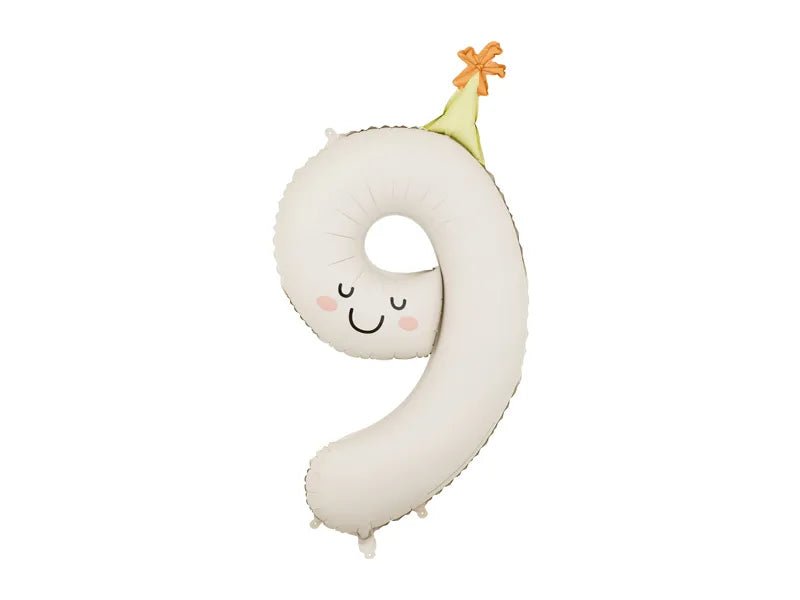 Фолиев Балон Цифра с Парти Шапка - Party Design