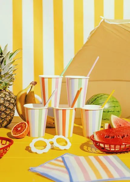 Хартиени чаши Stripes - Party Design