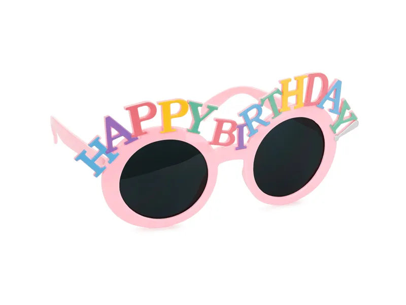 Парти Очила Happy Birthday Розови