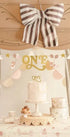Свещ за рожден ден “ONE” студено злато - Party Design