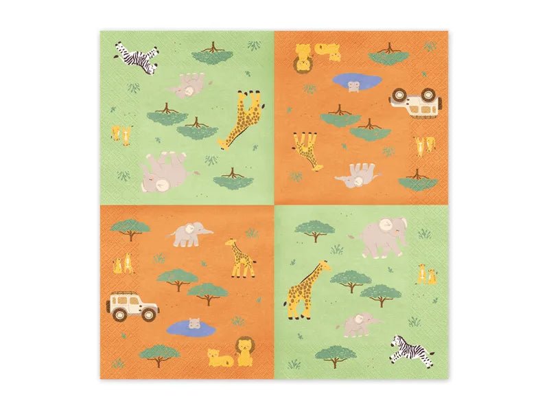 Салфетки Safari - Party Design
