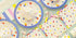 Хартиени чинии Confetti - Party Design
